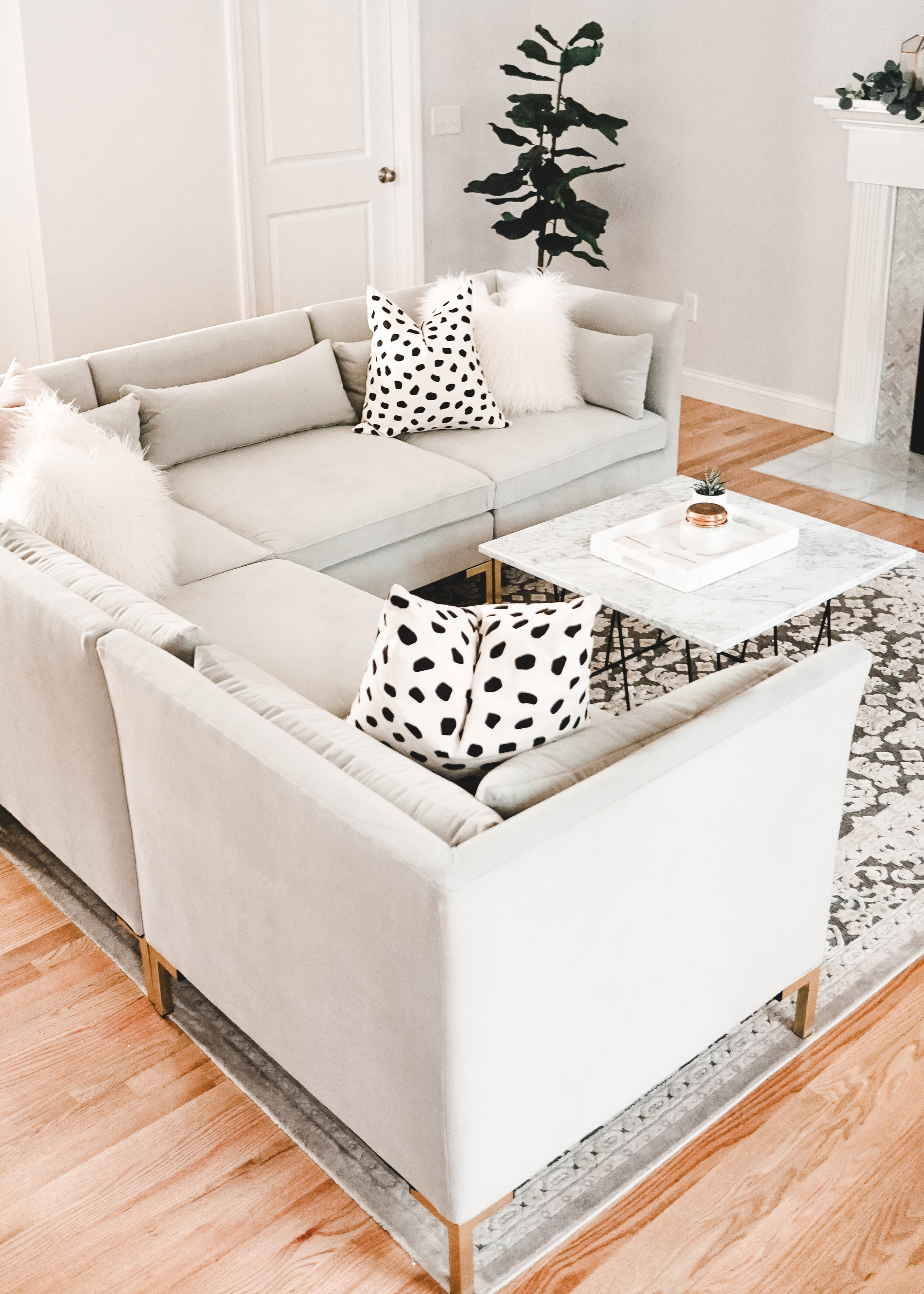 Living Room Update With Raymour, Raymond And Flanigan Sectional Sofas